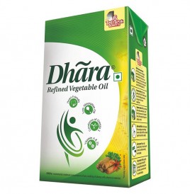 Dhara Refined Vegetable Oil   Tetra Pack  1 litre